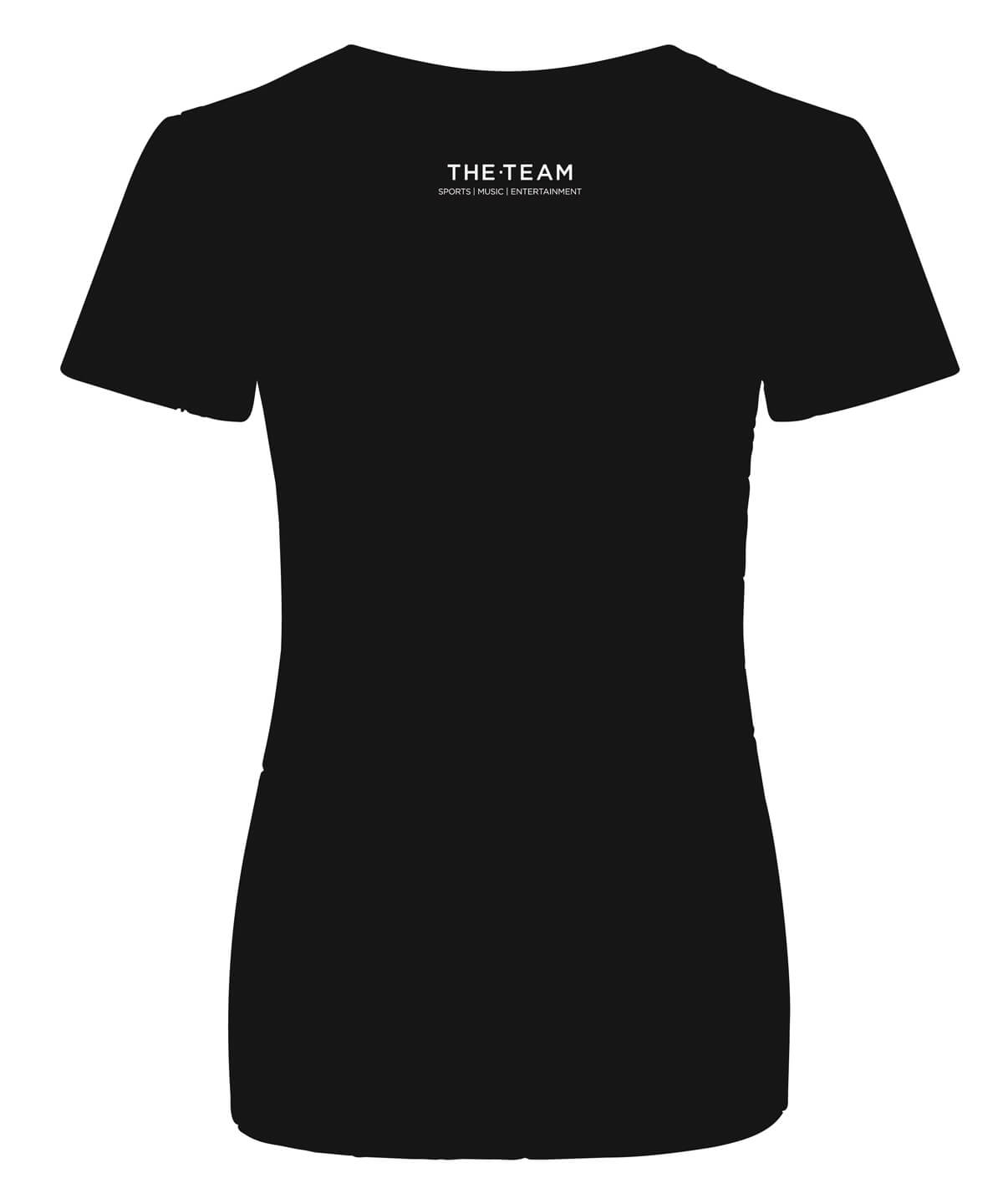 Ladies Tri-Blend T-Shirt - White print