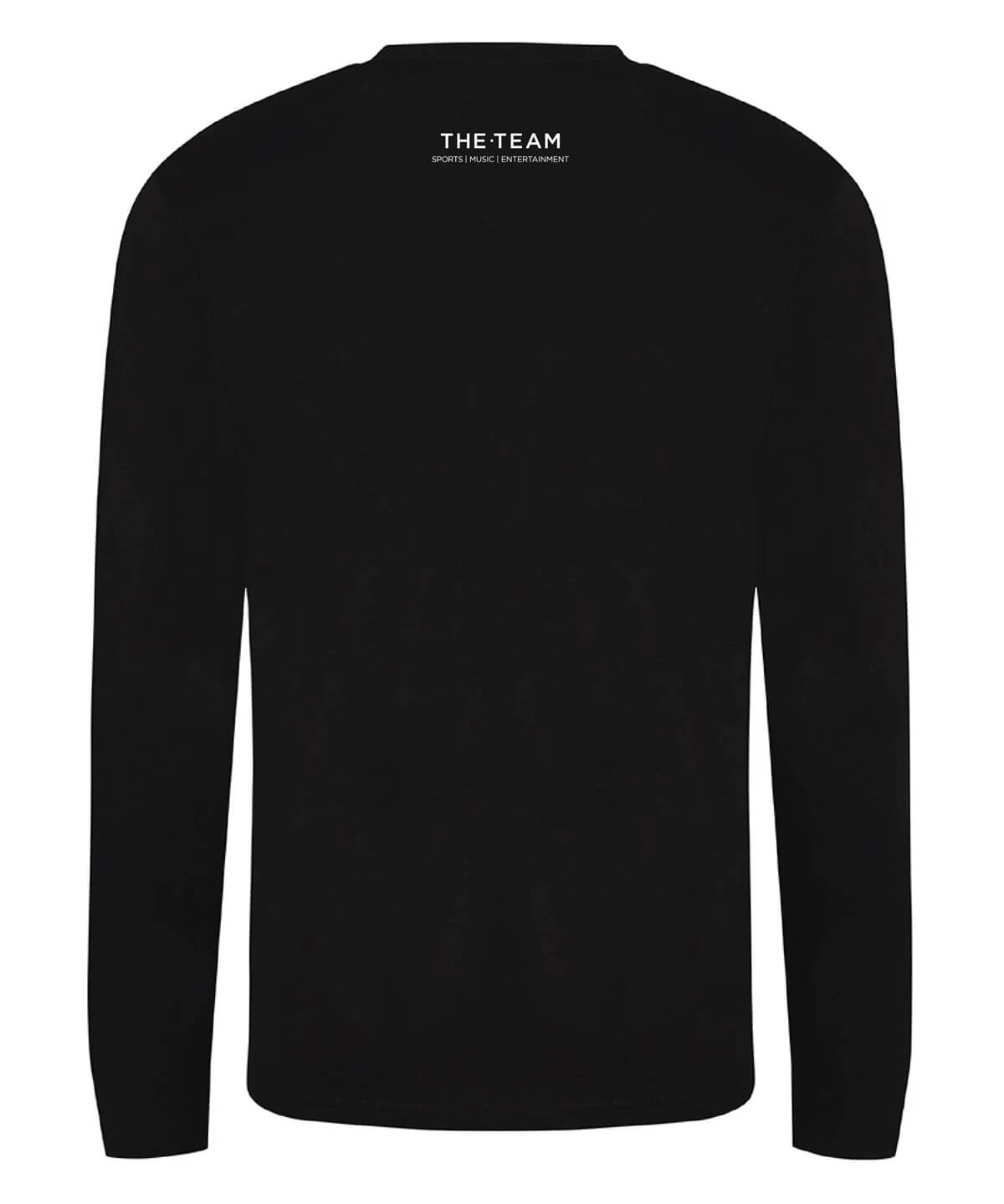 Unisex Long-Sleeved Tri-Blend T-Shirt - White print