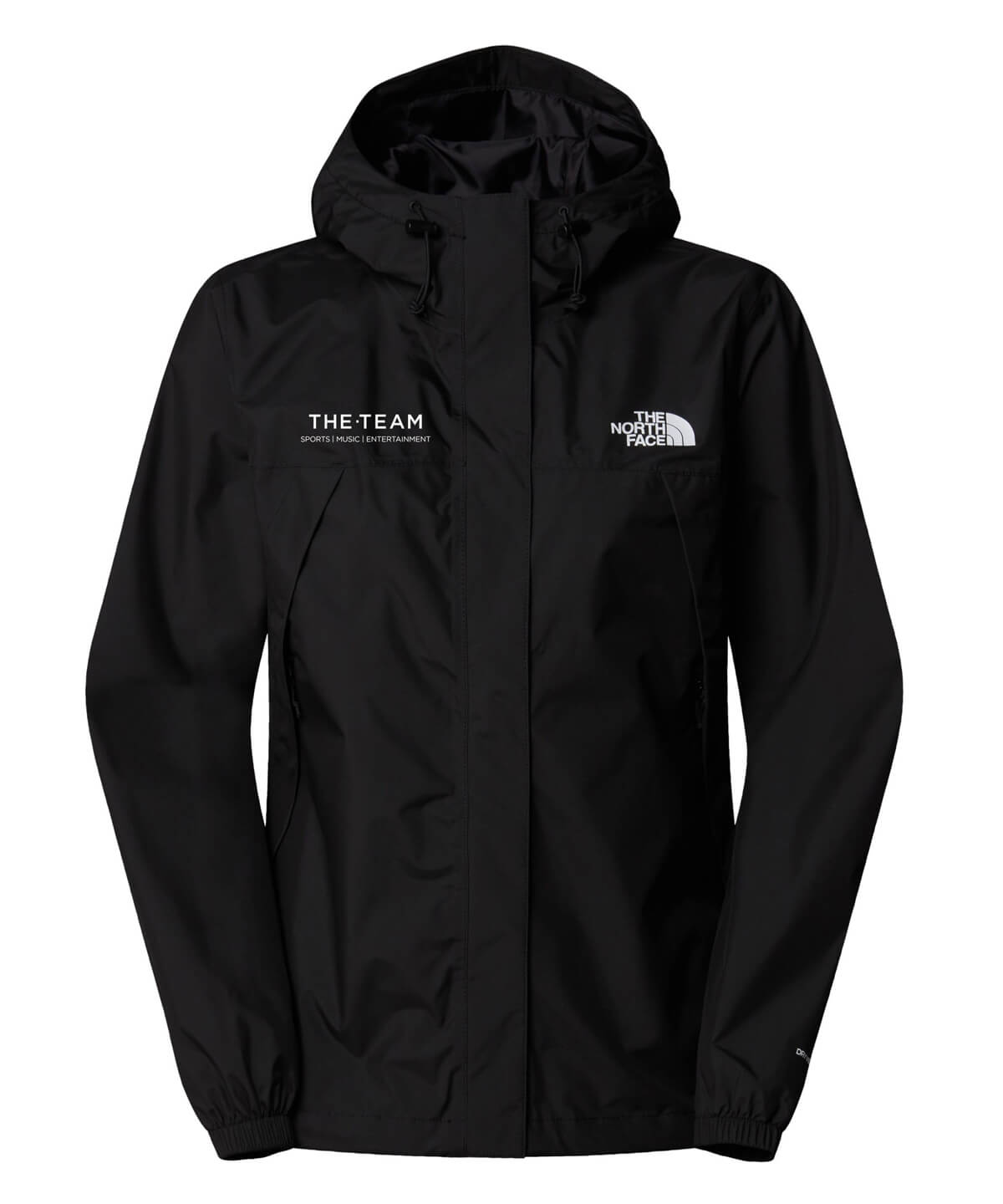 Ladies Sustainable Northface Dry Vent Rain Jacket - White embroidery